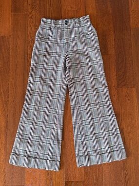 Vintage Levi’s Plaid Bell Bottoms Scovill Zipper